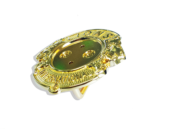 銅材質(zhì)皮帶扣PVD鍍膜金色I(xiàn)PG18K
